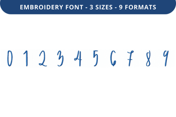Alphonsine Font 0 to 9 Review: A Stylish Embroidery Choice