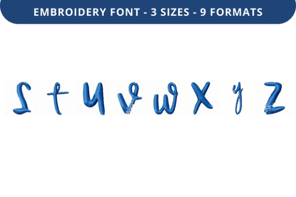 Alphonsine Font S to Z Review for Business Embroidery