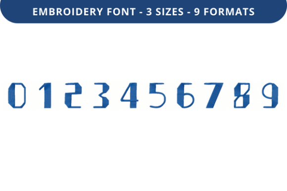 Book Chisels Font 0 to 9 Review: A Refined Choice for Embroidery