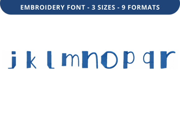 Book Chisels Font J to R Review for Real Embroidery Projects