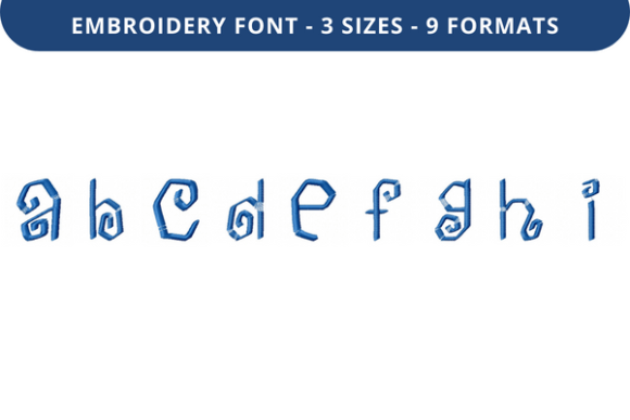 Cool Culottes Font a to I Review for Handmade Gift Embroidery