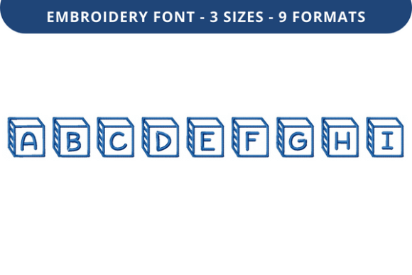 Corner Block Font Uppercase A to I: A Seasonal Embroidery Design Review