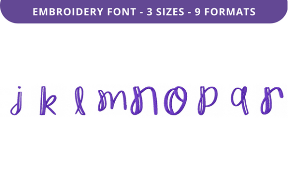 Crafty Goldfish Font J to R Review for Real Embroidery Projects
