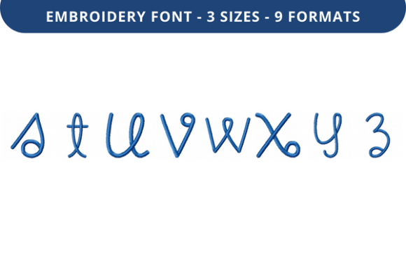 Dear Doily Font S to Z Review for Seasonal Embroidery Projects