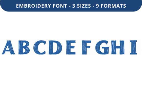 Hay Girl Hay Font Uppercase a to I Review for Apparel Projects