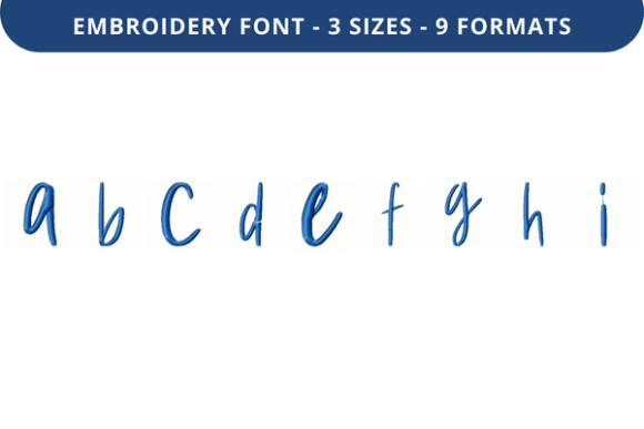 Madame Sy Bill Font A to I: A Seasonal Embroidery Review