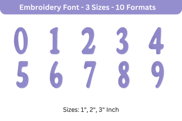 Purevain Font 0 to 9: A Business-Focused Embroidery Design Review