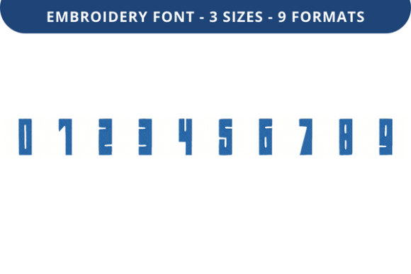 Rogue Fleet Font 0 to 9 Review: A Timeless Embroidery Choice