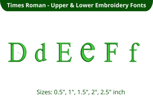 Times Roman Font DEF Embroidery Review for Small Business Use