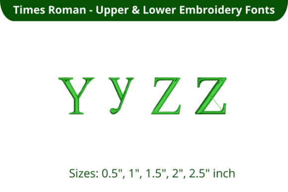 Times Roman Font YZ for Personalized Gifts