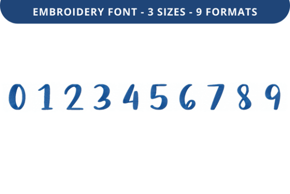 Tropic Berry Font 0 to 9 Review for Business Embroidery