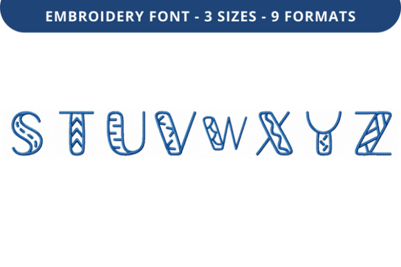 Wrapping Paper Font S to Z: A Practical Embroidery Design Review